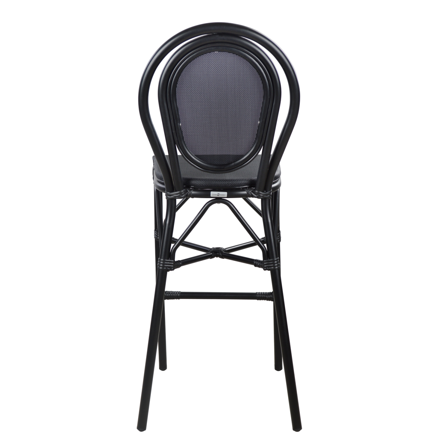 ΣΚΑΜΠΟ ΑΛΟΥΜΙΝΙΟΥ AZARIA HM5060 BAMBOO LOOK ΜΑΥΡΟ ΜΕ TEXTLINE 44x52x115Υεκ. - Image 5