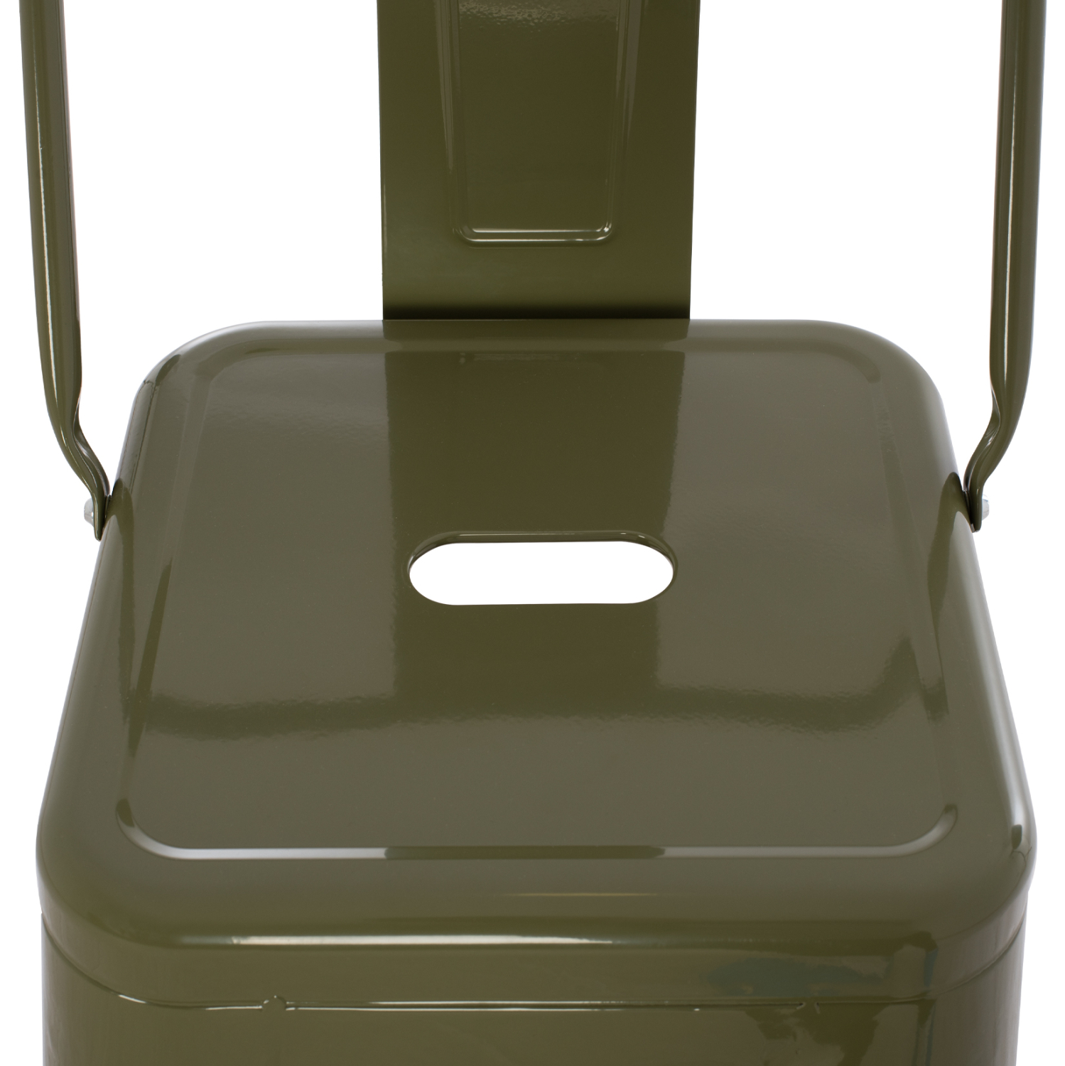 ΣΚΑΜΠΟ BAR ΜΕΤΑΛΛΙΚΟ MELITA ME ΠΛΑΤΗ ΣΕ DARK OLIVE GREEN HM8643.03 43Χ43Χ100εκ. - Image 8