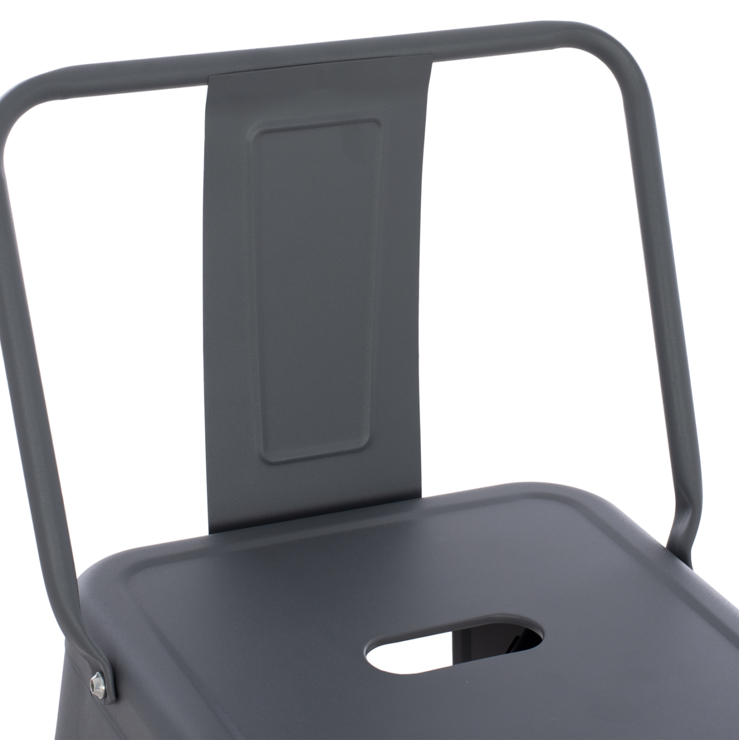 ΣΚΑΜΠΟ BAR ΜΕΤΑΛΛΙΚΟ HM8643.10 MELITA ME ΠΛΑΤΗ ΓΚΡΙ 43Χ43Χ100Υεκ. - Image 7