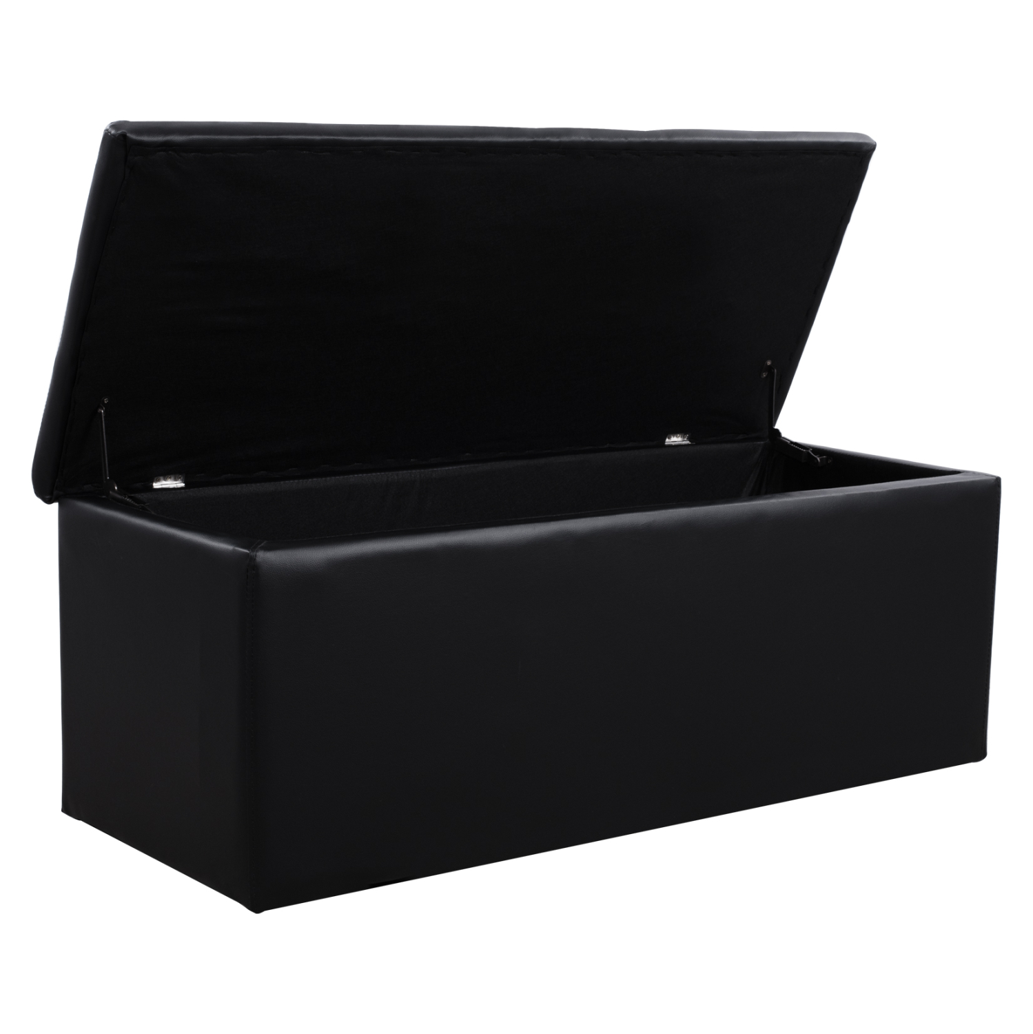 ΣΚΑΜΠΟ PU ΜΕ ΑΠΟΘΗΚΕΥΤΙΚΟ ΧΩΡΟ TRISCUBE ΜΑΥΡΟ HM223.01 121x51.5x50Υ εκ. - Image 3