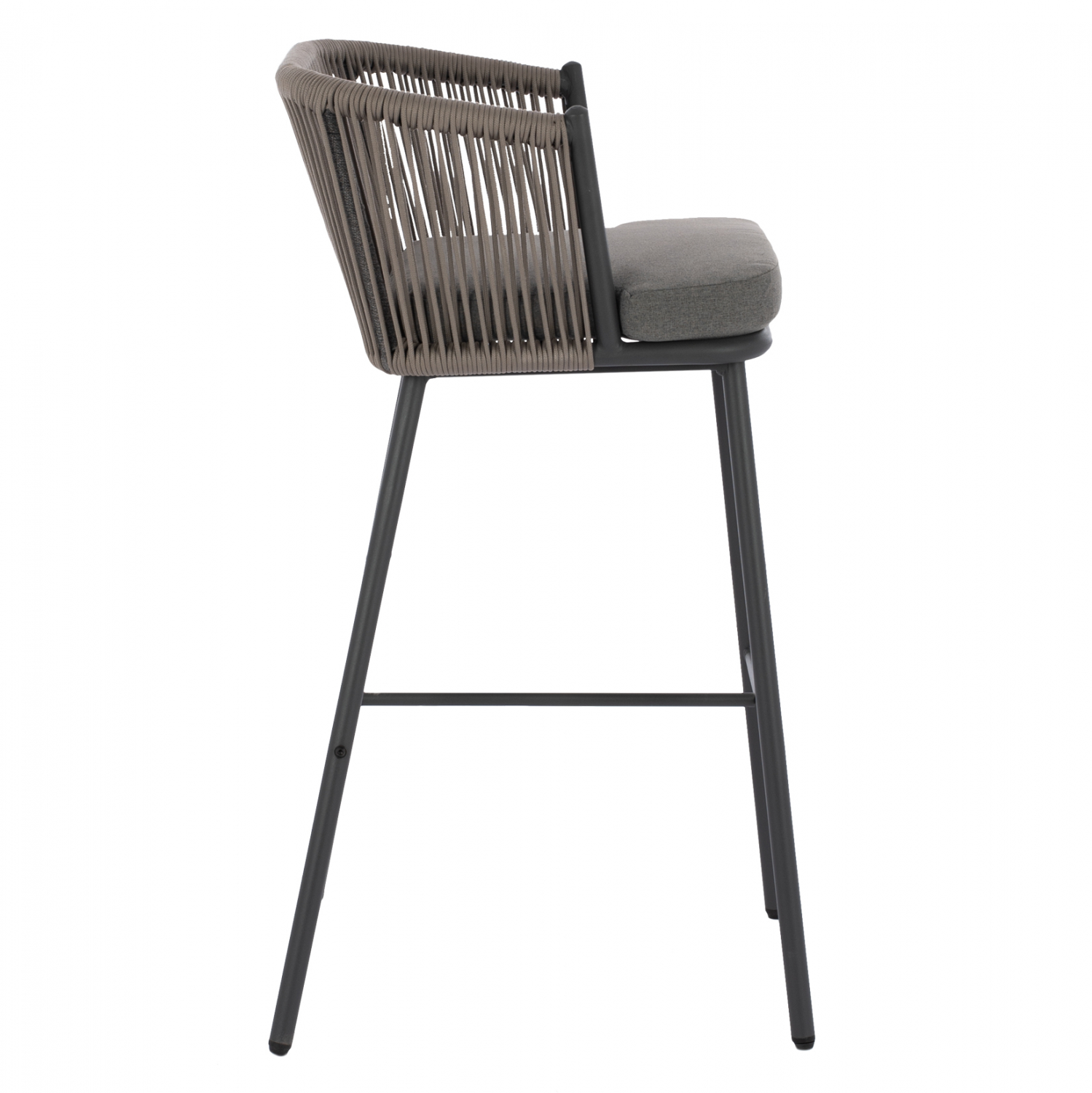 ΣΚΑΜΠΟ BROGAN ΜΕ ΜΕΤΑΛΛΙΚΟ ΣΚΕΛΕΤΟ ΚΑΙ ΣΧΟΙΝΙ ΓΚΡΙ HM5714.01 53x42x101 εκ. - Image 4