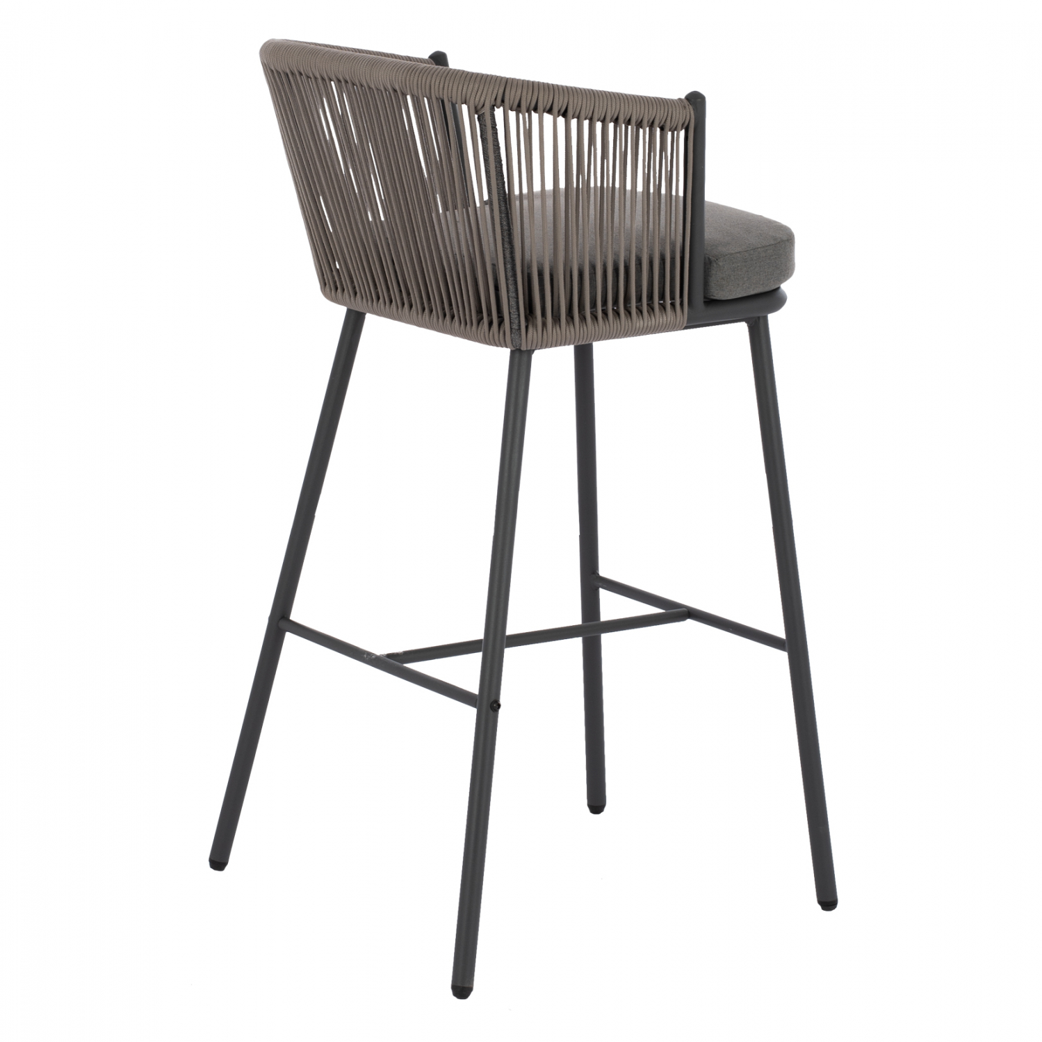 ΣΚΑΜΠΟ BROGAN ΜΕ ΜΕΤΑΛΛΙΚΟ ΣΚΕΛΕΤΟ ΚΑΙ ΣΧΟΙΝΙ ΓΚΡΙ HM5714.01 53x42x101 εκ. - Image 5