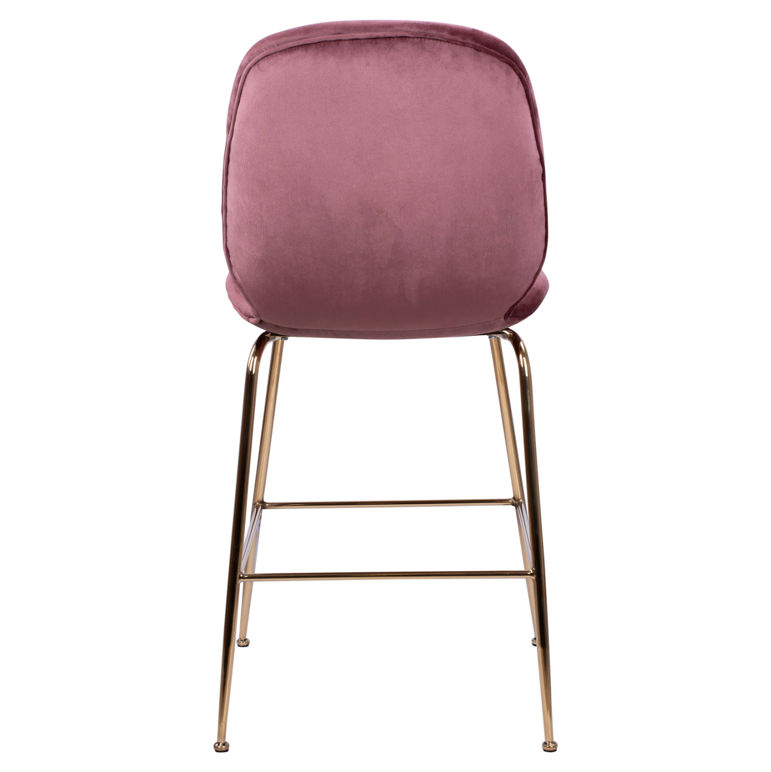 ΣΚΑΜΠΟ ΜΕΣΑΙΟΥ ΥΨΟΥΣ NORA HM8524.02 ΒΕΛΟΥΔΟ ΣΑΠΙΟ ΜΗΛΟ & ΧΡΥΣΟ ΜΕΤΑΛΛΙΚΟ ΣΚΕΛΕΤΟ 48x61x103 εκ. - Image 6