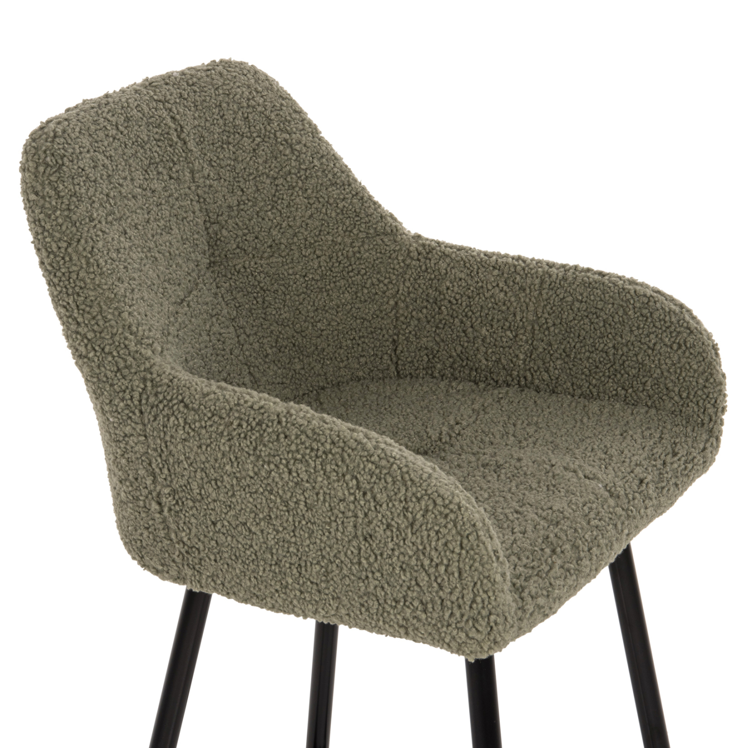 ΣΚΑΜΠΟ ΜΕΣ. ΥΨΟΥΣ STRIKE HM8592.03 ΥΦΑΣΜΑ TEDDY ΦΙΣΤΙΚΙ-ΜΑΥΡΑ ΠΟΔΙΑ 50x50x94,5Υεκ. - Image 7