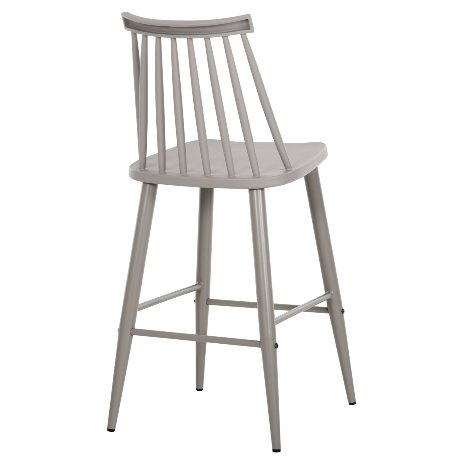 ΣΚΑΜΠΟ ΜΠΑΡ ΜΕΣ. ΥΨΟΥΣ VANESSA HM9300.20 ΠΟΛΥΠΡΟΠΥΛΕΝΙΟ & ΜΕΤΑΛΛΟ-ΓΚΡΙ 45,5x46x97Υεκ - Image 5