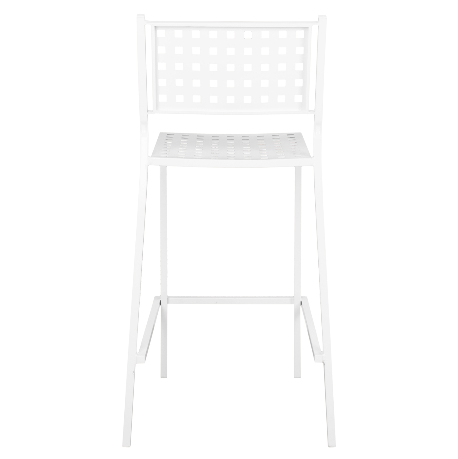 ΣΚΑΜΠΟ ΜΠΑΡ ΜΕΤΑΛΛΙΚΟ OLYMPIAS HM5528.02 ΣΕ ΛΕΥΚΗ ΑΠΟΧΡΩΣΗ 47x58x111 εκ. - Image 6