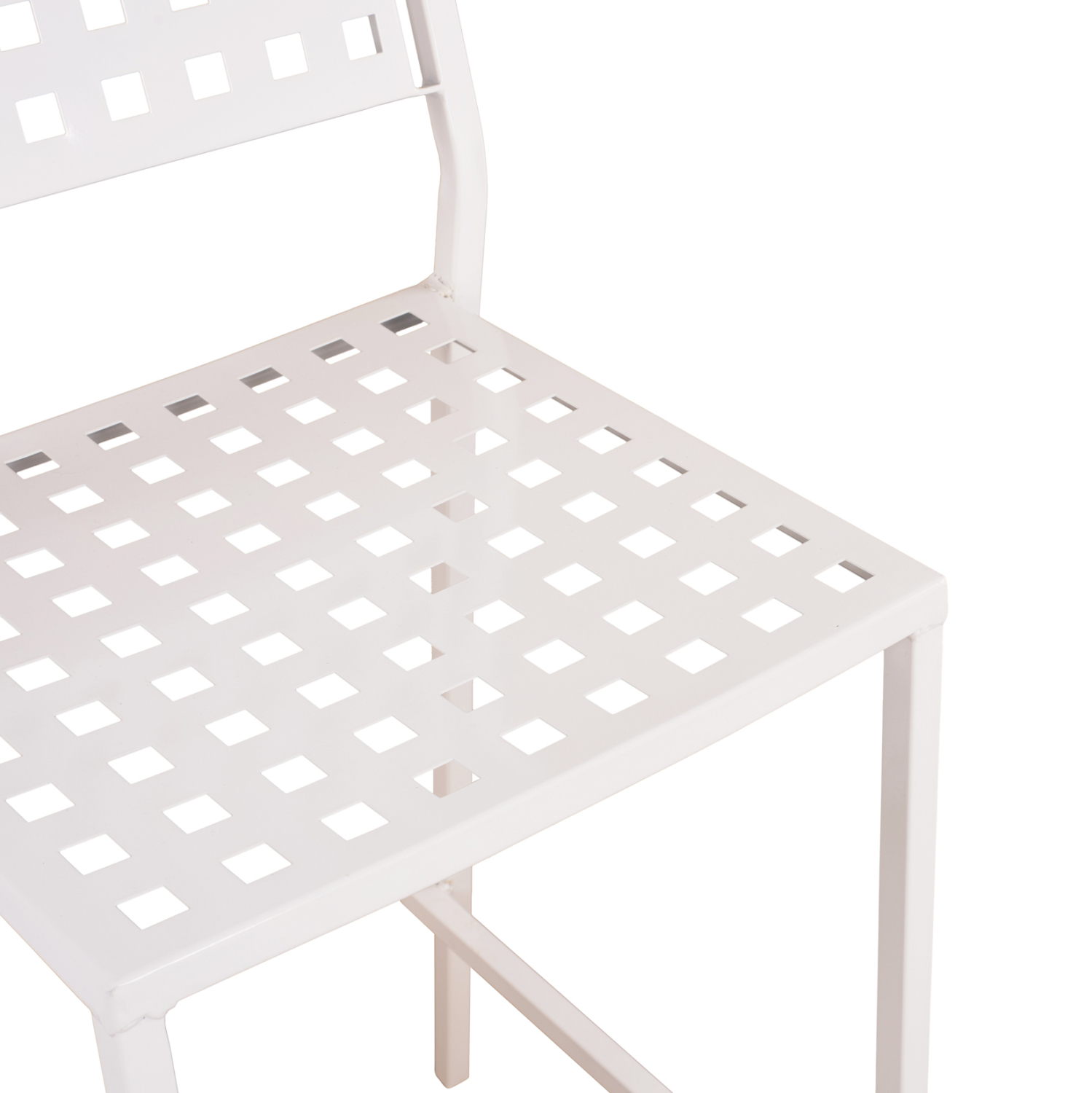 ΣΚΑΜΠΟ ΜΠΑΡ ΜΕΤΑΛΛΙΚΟ OLYMPIAS HM5528.02 ΣΕ ΛΕΥΚΗ ΑΠΟΧΡΩΣΗ 47x58x111 εκ. - Image 8