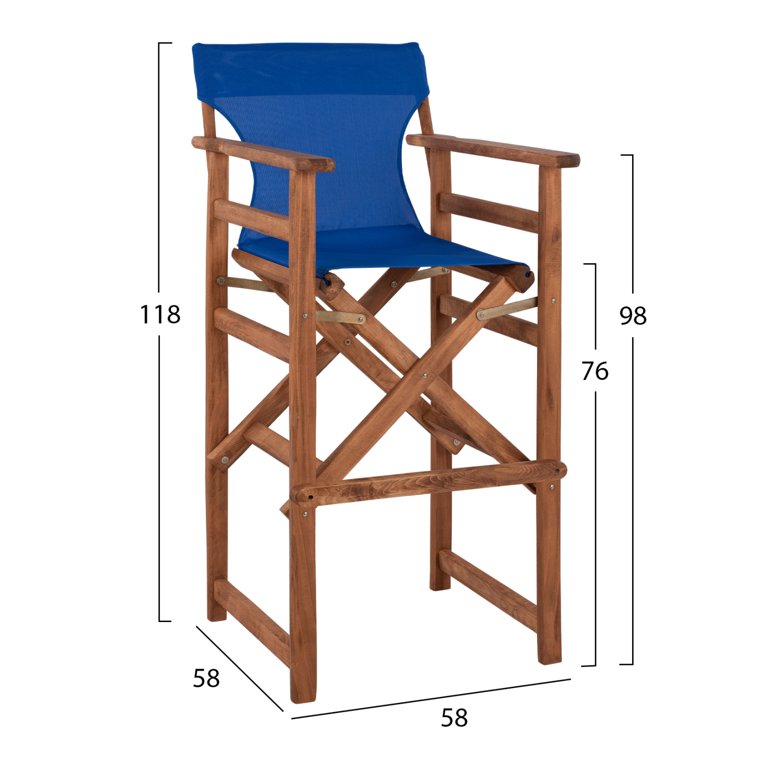 ΣΚΑΜΠΟ ΣΚΗΝΟΘΕΤΗ ΛΗΜΝΟΣ ΚΑΡΥΔΙ ΜΕ TEXTILENE ΜΠΛΕ HM10374.01 - Image 2