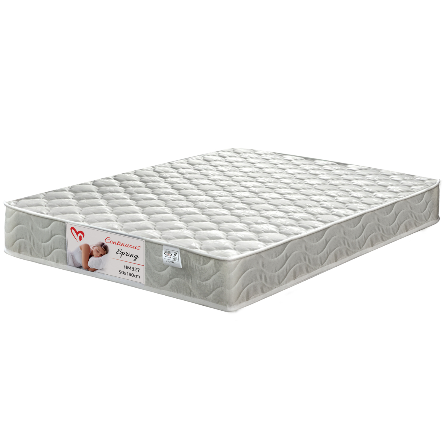 ΣΤΡΩΜΑ HM327 90X190 ΜΟΝΗΣ ΟΨΗΣ CONTINUOUS SPRING - Image 2