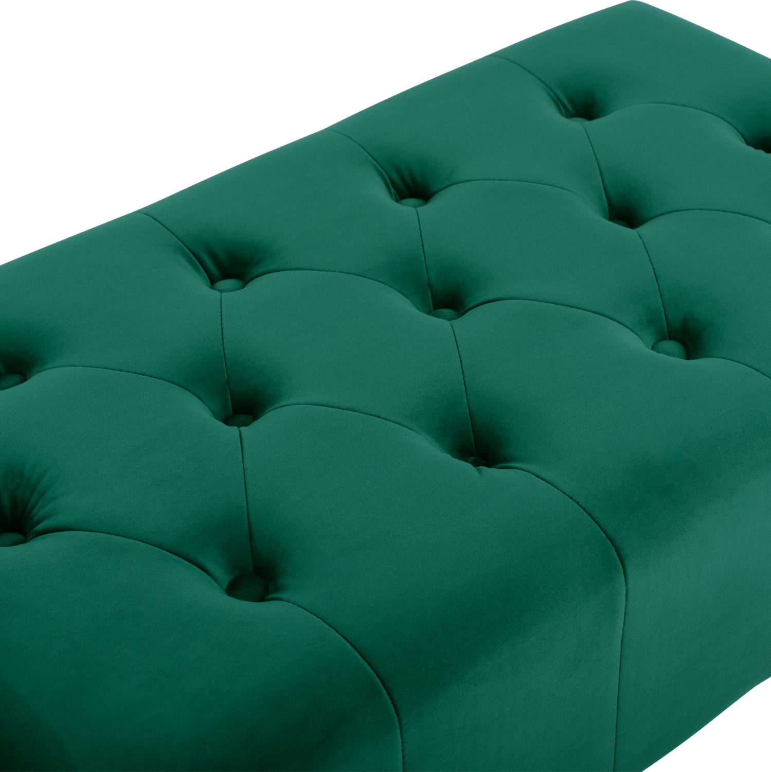 ΤΑΜΠΟΥΡΕ T.CHESTERFIELD EMMA HM226.03 ΚΥΠΑΡΙΣΣΙ ΒΕΛΟΥΔΟ-ΜΑΥΡΑ ΠΟΔΙΑ 80x45x40Υεκ - Image 4