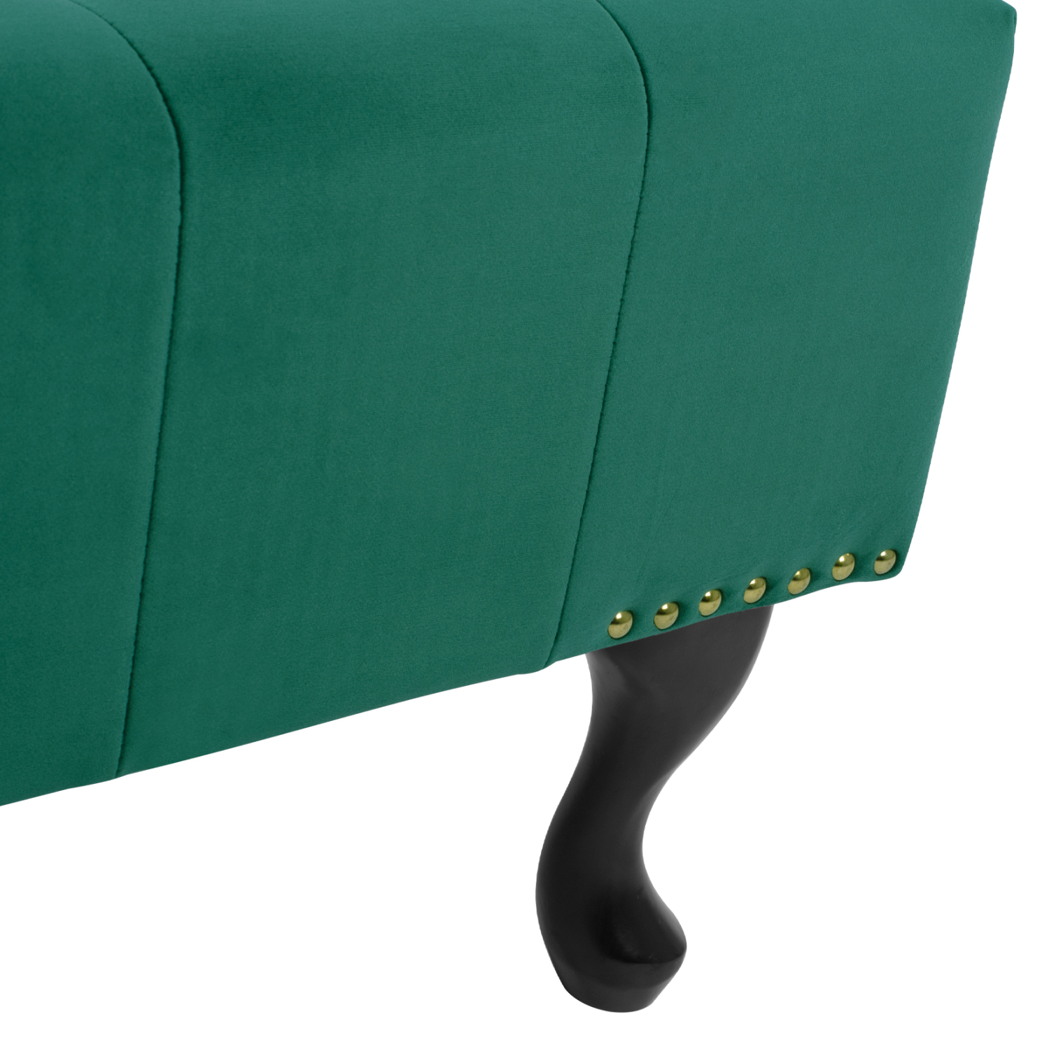 ΤΑΜΠΟΥΡΕ T.CHESTERFIELD EMMA HM226.03 ΚΥΠΑΡΙΣΣΙ ΒΕΛΟΥΔΟ-ΜΑΥΡΑ ΠΟΔΙΑ 80x45x40Υεκ - Image 6