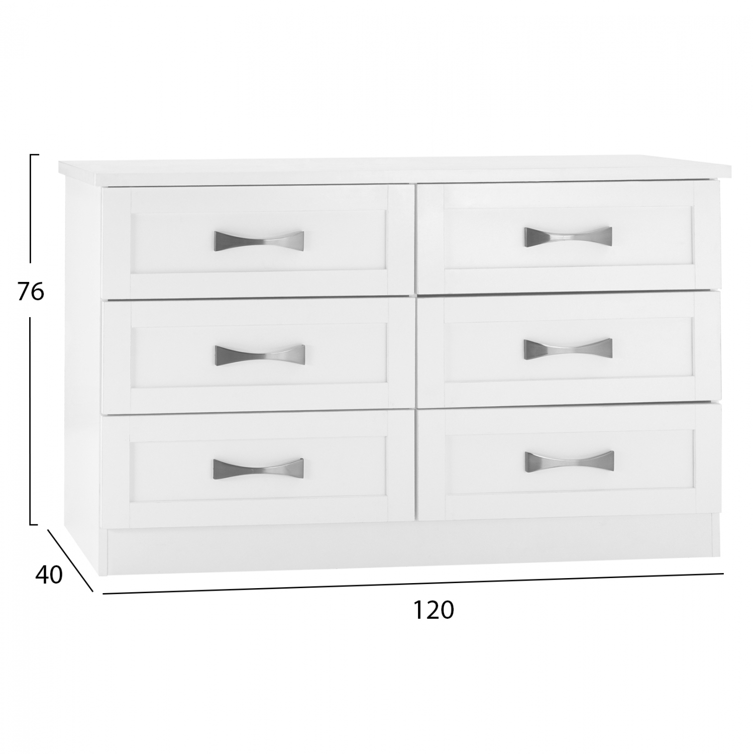 ΤΟΥΑΛΕΤΑ-ΣΥΡΤΑΡΙΕΡΑ MILANI HM317.05 ΜΕ 6 ΣΥΡΤΑΡΙΑ ΛΕΥΚΗ 120X40X76Yεκ. - Image 2