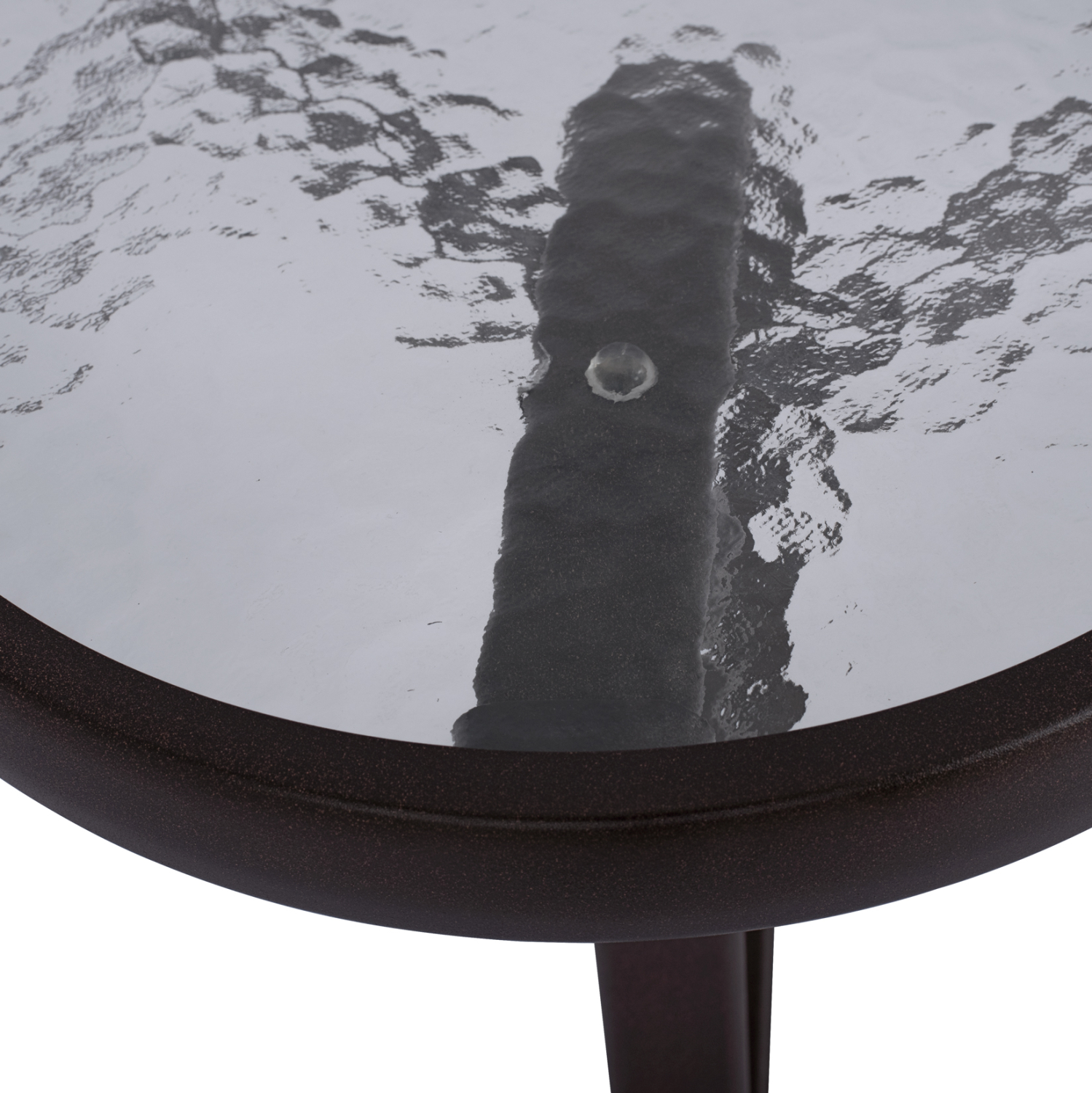 ΤΡΑΠΕΖΙ BRUNO 150X90Χ72Υεκ. ΚΑΦΕ ΜΕΤΑΛΛΙΚΟ ΜΕ ΓΥΑΛΙΝΗ ΕΠΙΦΑΝΕΙΑ HM5145.02 - Image 4