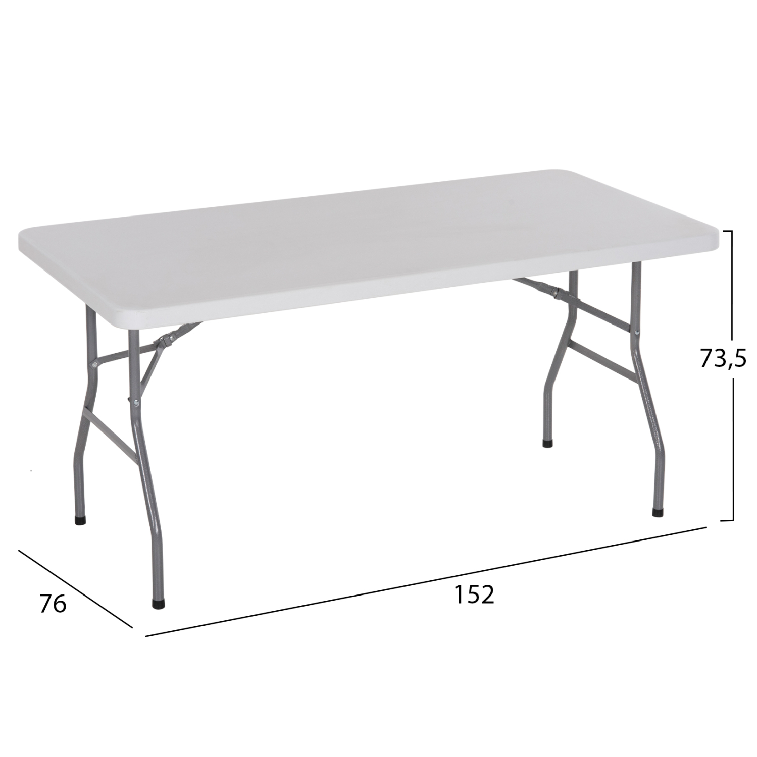 ΤΡΑΠΕΖΙ CATERING-ΣΥΝΕΔΡΙΟΥ HM5064 152Χ76Χ74 εκ. ΠΤΥΣΣΟΜΕΝΟ - Image 2