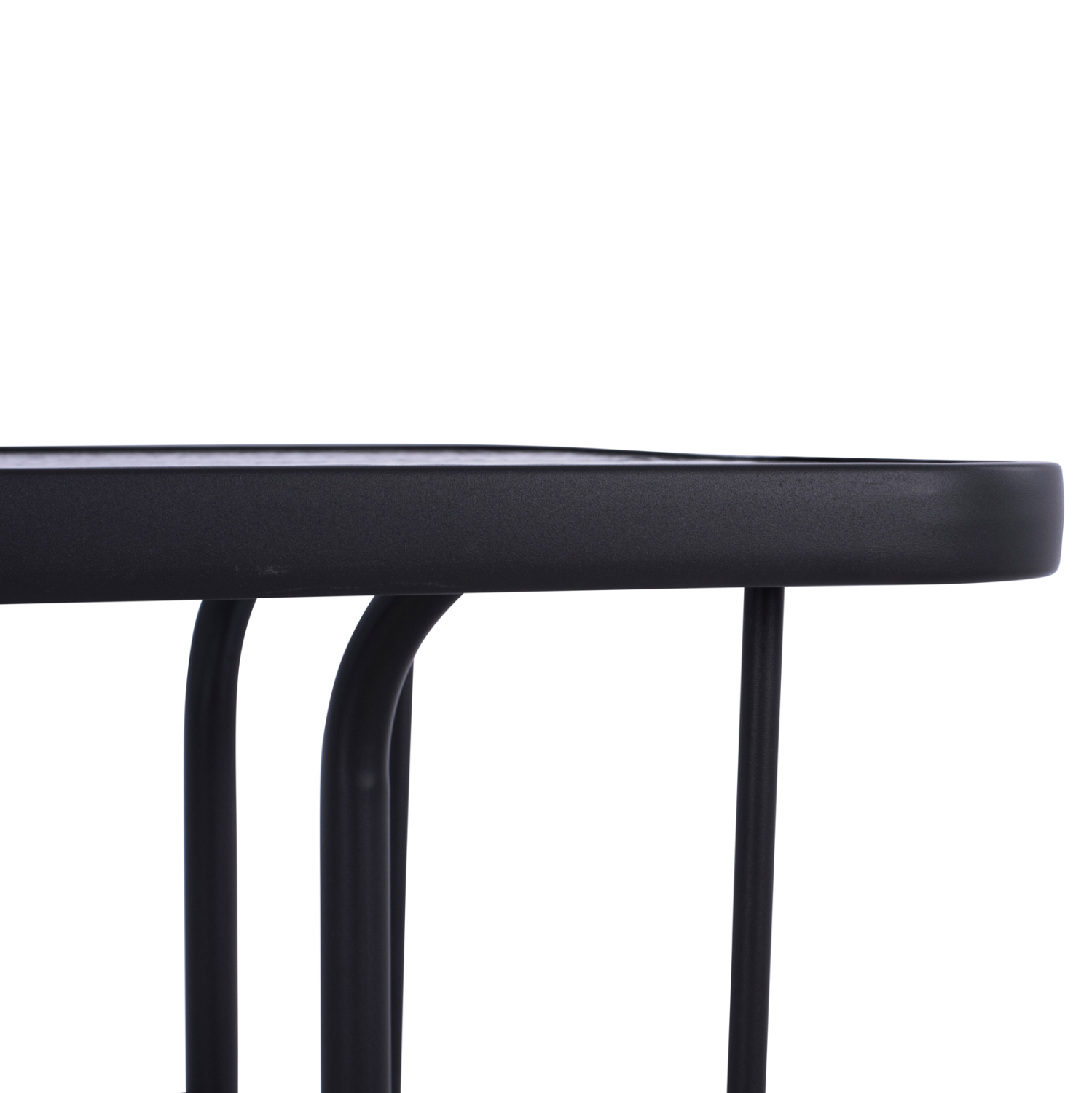 ΤΡΑΠΕΖΙ ADAM HM5020.01 ΜΕΤΑΛΛΙΚΟ ΣΚΟΥΡΟ ΓΚΡΙ ΜΕ ΓΥΑΛΙΝΗ ΕΠΙΦΑΝΕΙΑ 110Χ60Χ71Υεκ. - Image 4