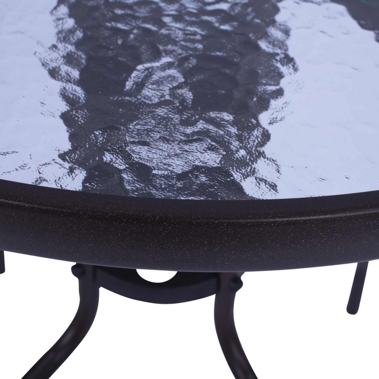 ΤΡΑΠΕΖΙ LIMA Φ70Χ70Υεκ. ΜΕΤΑΛΛΙΚΟ ΚΑΦΕ ΜΕ ΓΥΑΛΙΝΗ ΕΠΙΦΑΝΕΙΑ HM5146.02 - Image 4