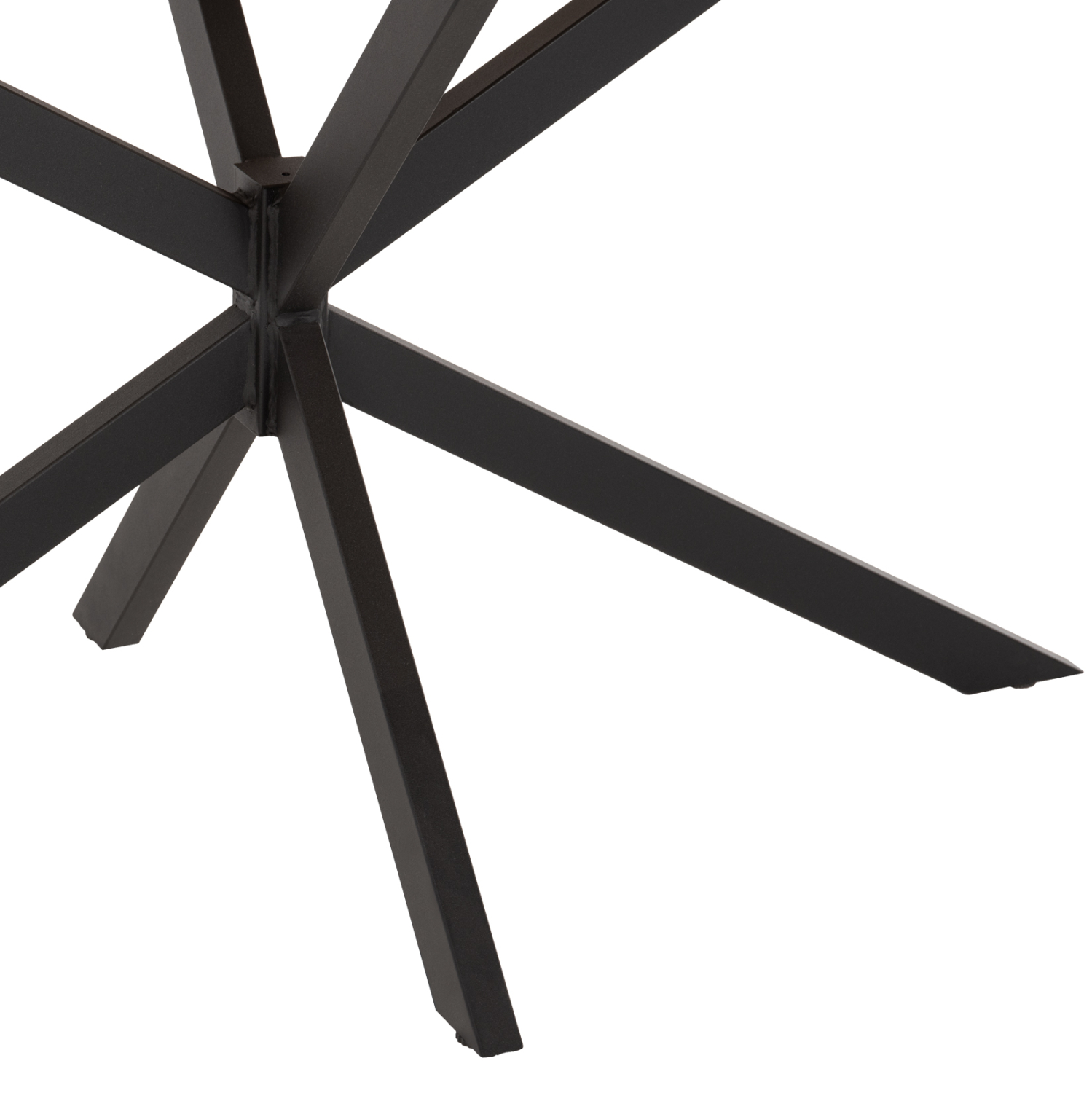 ΤΡΑΠΕΖΙ ΟΒΑΛ RODDEN HM11903.01 ΜΕ WERZALIT ΦΥΣΙΚΟ-ΜΑΥΡΗ ΧΙΑΣΤΙ ΒΑΣΗ 146x94x75Υεκ - Image 6