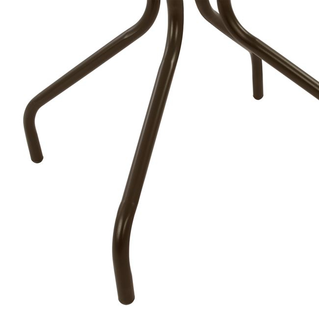 ΤΡΑΠΕΖΙ LIMA Φ60x70Υεκ. ΚΑΦΕ ΜΕΤΑΛΛΙΚΟ ΜΕ ΓΥΑΛΙΝΗ ΕΠΙΦΑΝΕΙΑ HM5079.02 - Image 6