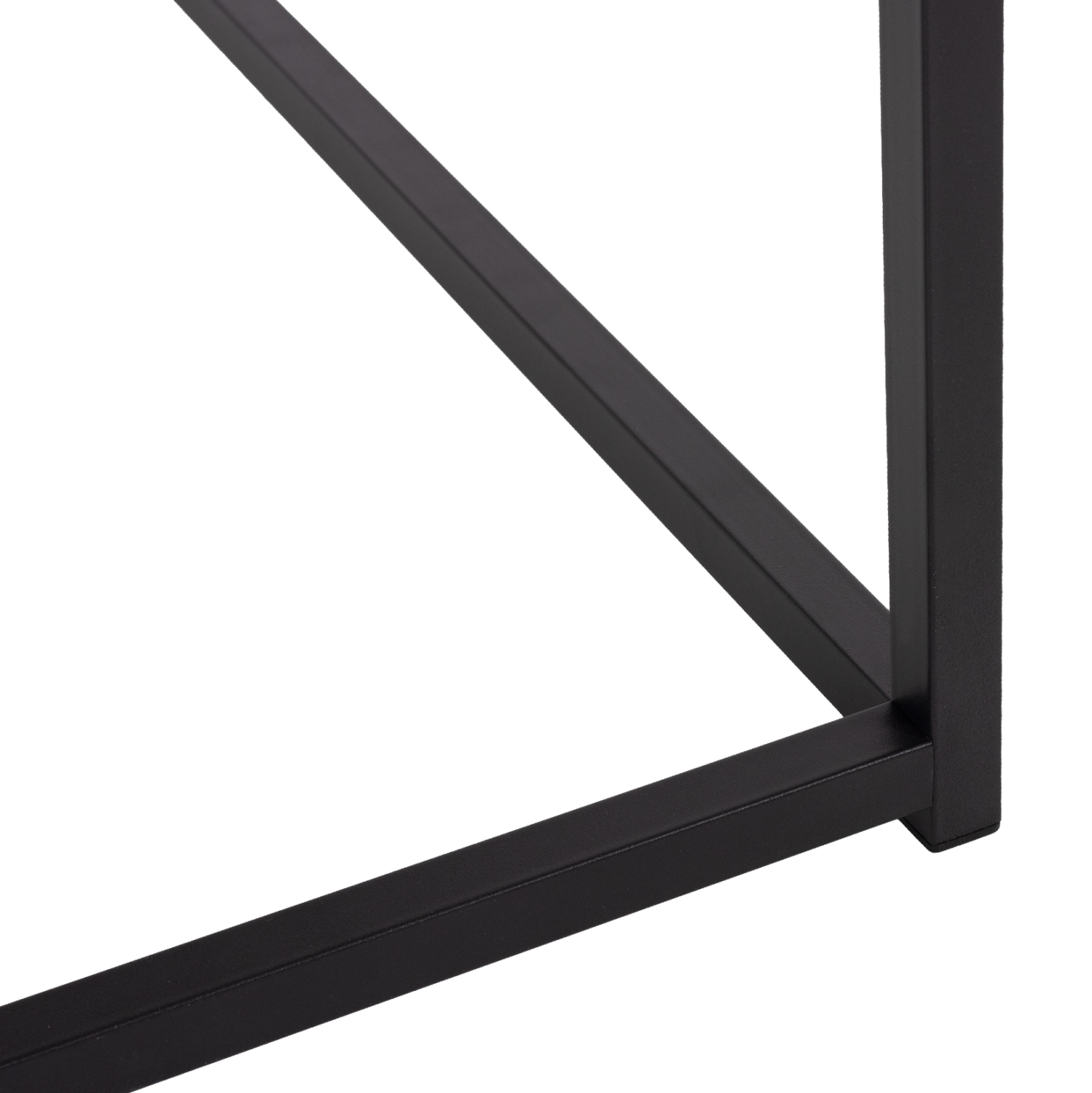 ΤΡΑΠΕΖΙ ΣΑΛΟΝΙΟΥ BRAYLEN HM8942.12 ΜΕΛΑΜΙΝΗ ΛΕΥΚΟ ΜΑΡΜΑΡΟ-ΜΑΥΡΗ ΒΑΣΗ 75x75x43Υεκ. - Image 6