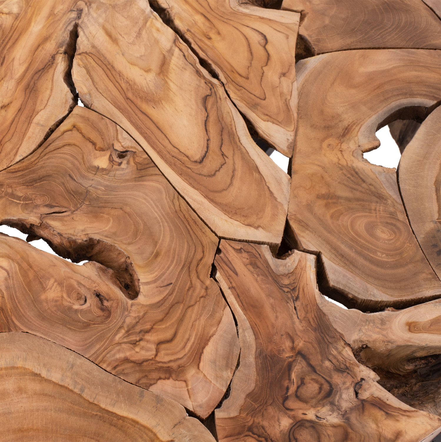 ΤΡΑΠΕΖΙ ΣΑΛΟΝΙΟΥ MOBLEY HM9352 ΑΠΟ ΜΑΣΙΦ ΞΥΛΟ ΤEAK ΦΥΣΙΚΟ Φ80x40YΕκ. - Image 5