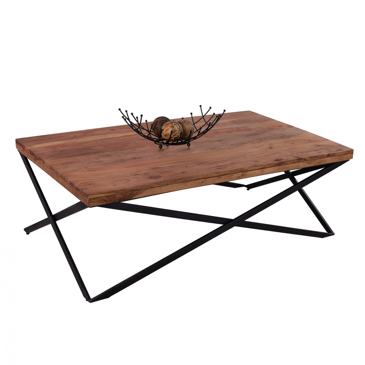 ΤΡΑΠΕΖΙ ΣΑΛΟΝΙΟΥ SAO PAOLO ΜΑΣΙΦ ΞΥΛΟ ΑΚΑΚΙΑΣ 120X70X41Υεκ.HM8200.11