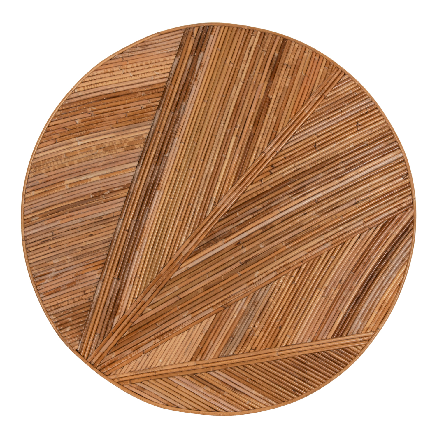 ΤΡΑΠΕΖΙ ΣΑΛΟΝΙΟΥ GATSBY ΣΤΡΟΓΓΥΛΟ HM9651 RATTAN ΧΡΩΜΑ ΦΥΣΙΚΟ Φ100x50Y εκ. - Image 4