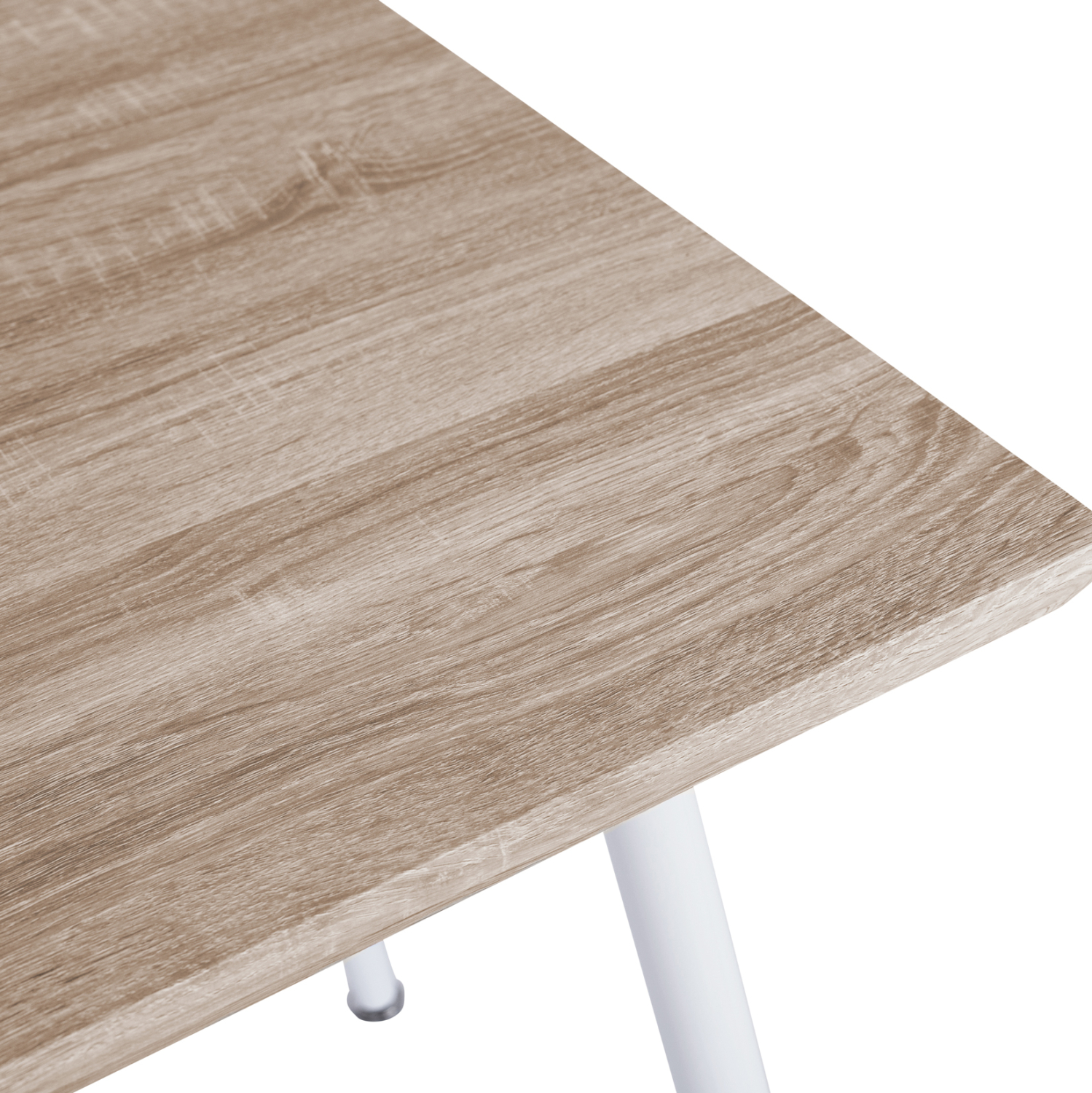 ΤΡΑΠΕΖΙ ΤΡΑΠΕΖΑΡΙΑΣ PALOMA HM8334.02, 120X70X76,5- SONOMA, ΛΕΥΚΑ ΠΟΔΙΑ - Image 4