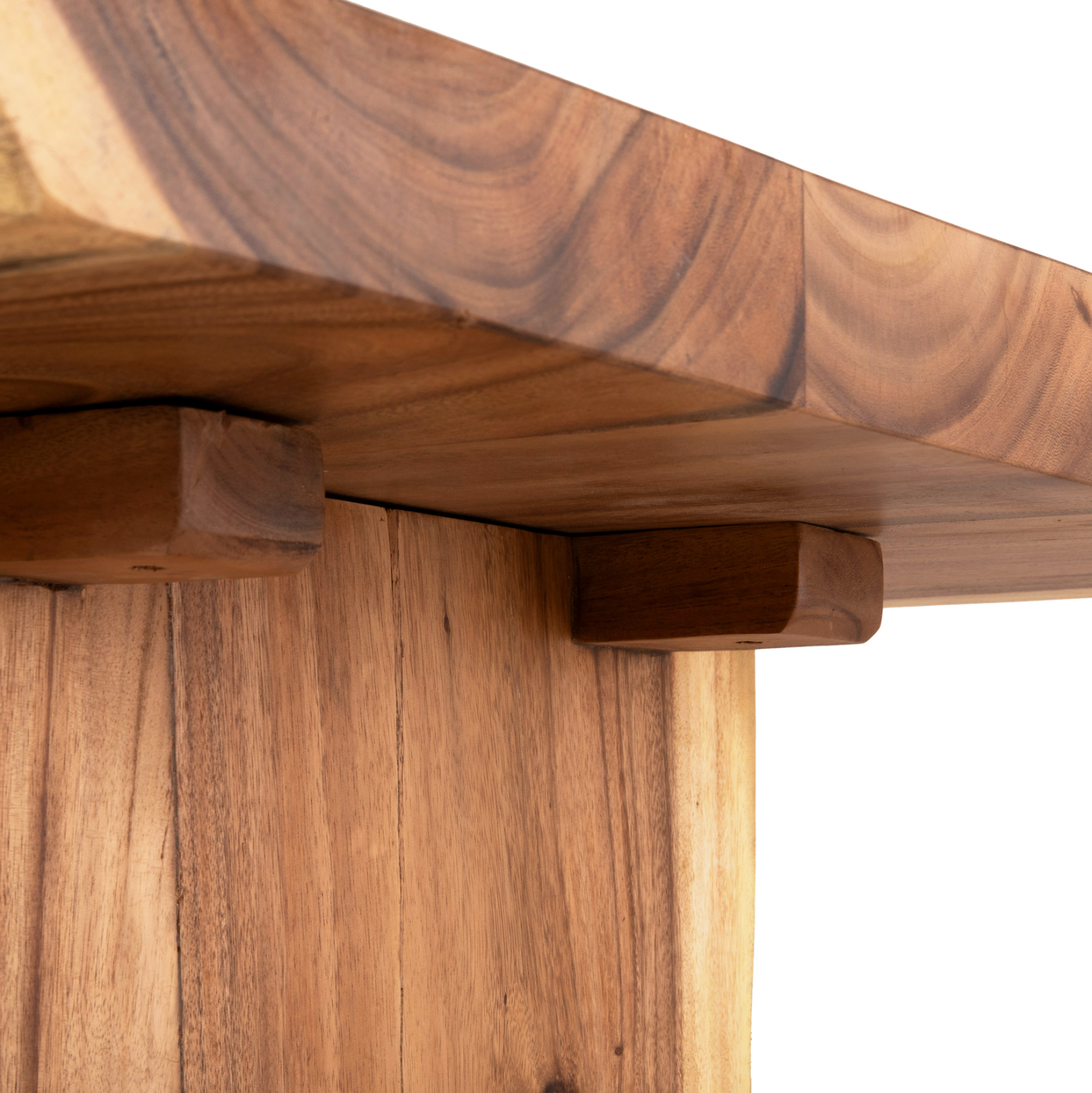 ΤΡΑΠΕΖΙ ΤΡΑΠΕΖΑΡΙΑΣ EGON HM9491 ΜΑΣΙΦ ΞΥΛΟ SUAR 7,5εκ.TOP- ΣΕ ΦΥΣΙΚΟ 160x94,5x81,5Yεκ - Image 7