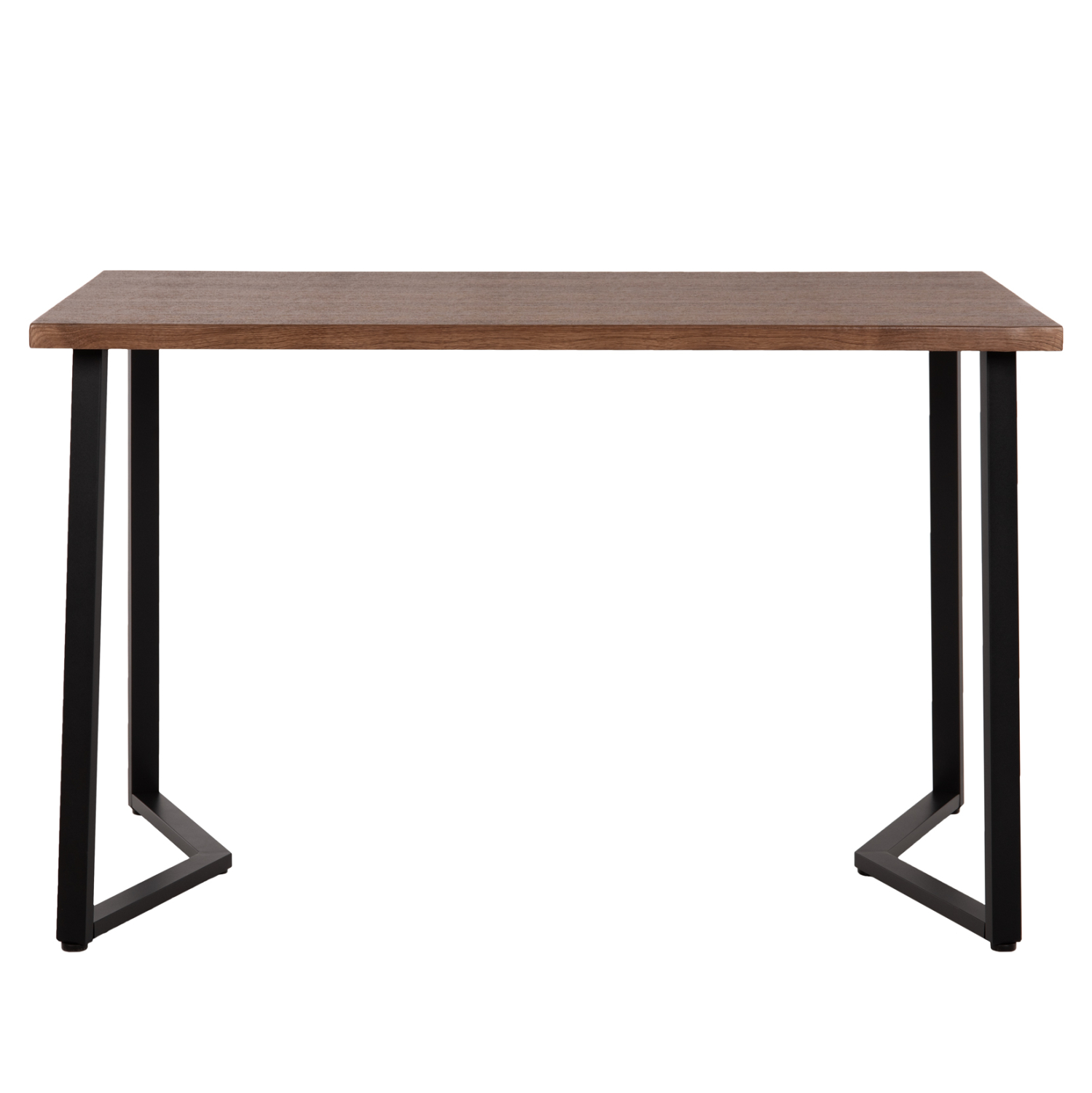 ΤΡΑΠΕΖΙ ΤΡΑΠΕΖΑΡΙΑΣ JAY HM9531 MDF ΚΑΡΥΔΙ-ΜΑΥΡA ΜΕΤΑΛΛΙΚΑ ΠΟΔΙΑ 120x70x76Υεκ. - Image 3