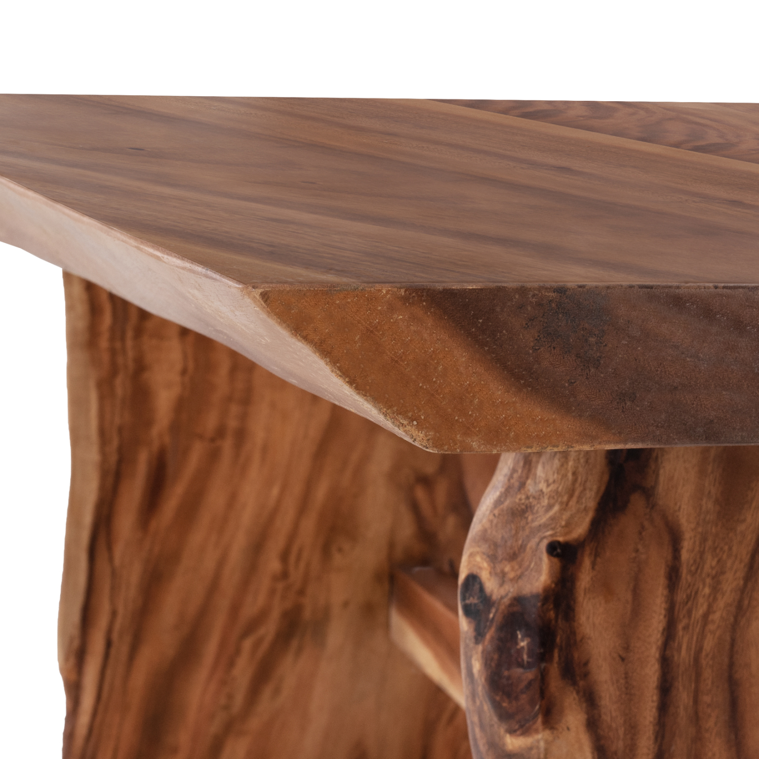 ΤΡΑΠΕΖΙ ΤΡΑΠΕΖΑΡΙΑΣ ULYSES HM9759 ΜΑΣΙΦ ΞΥΛΟ SUAR ΣΕ ΦΥΣΙΚΟ ΠΑΧΟΥΣ 9εκ 300x100x78Yεκ. - Image 5